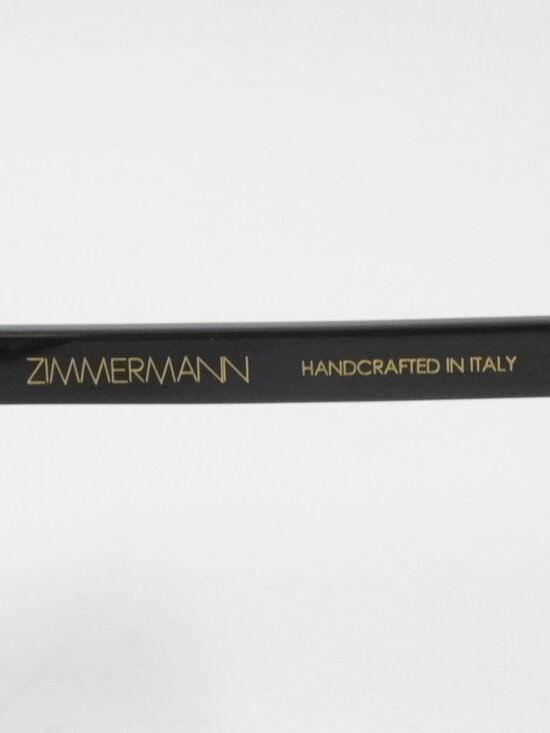 Zimmermann Cyd Oval Sunglasses in Black Acetate Frames & Brown Lenses - NWT main image 16